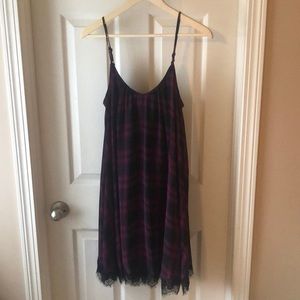 EXPRESS Plaid Cami Dress